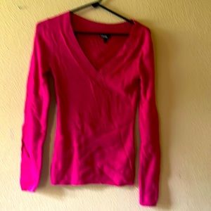 Express pink sweater
